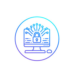 2d multiple data sets line icon concept Royalty Free Vector