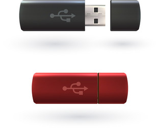 usb flash drive vector