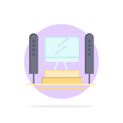 Computer computing server cpu abstract circle vector