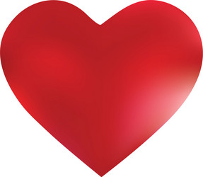 Gradient background in form a heart vector