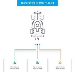 Car formula game racing speed business flow chart Vector Image