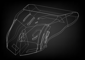 3d model of a mouse vector