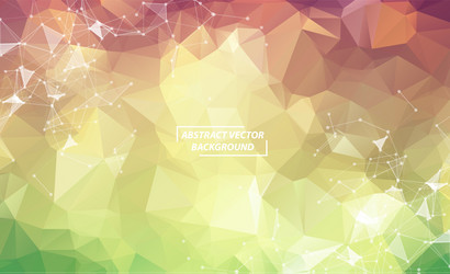 abstract colorful polygonal space background vector image