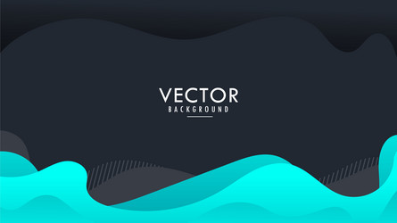 cyan liquid fluid wavy wave abstract background vector image