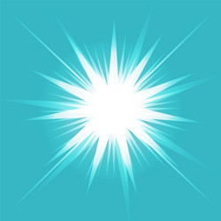 Glow Starburst with Sparkles vector