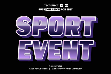 text effect design v20 vector image