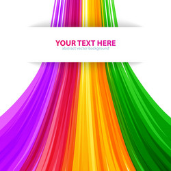 Rainbow lines background Royalty Free Vector Image
