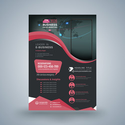 template annual report vector