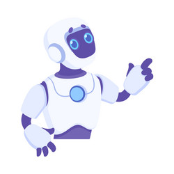 robot as smart android assistant machine vector image
