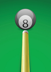 Billiard ball Royalty Free Vector Image - VectorStock