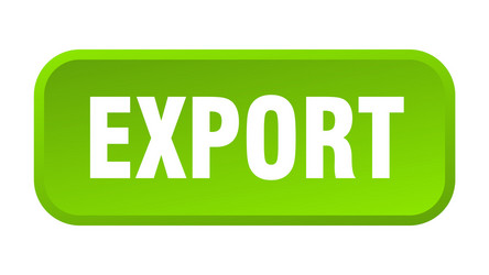 Export button square 3d push vector