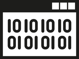 web code icon www and browser development vector image