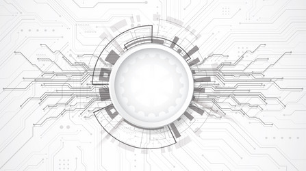 abstract 3d design background with technology dot vector image