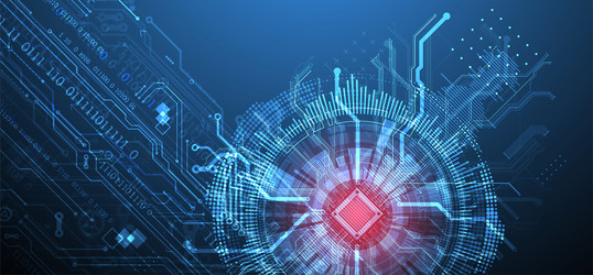 abstract background on technological vector image