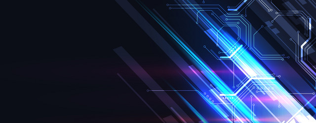 abstract high technology and science background vector image