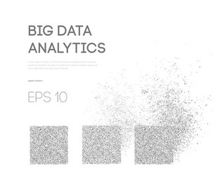 big data business intelligence technology vector image