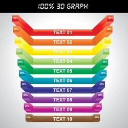 chart graph simply color editable infographics vector image