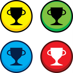 color game asset menu icon button vector image