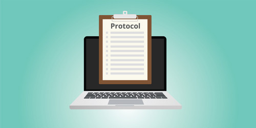 Protocol & Rules Concepts vector image