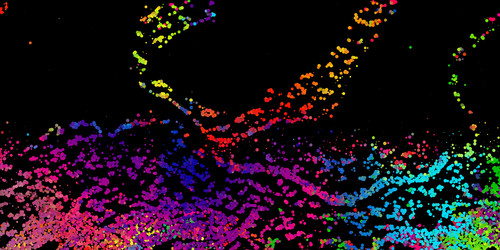 bright abstract image in a modern style vector image