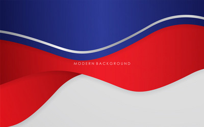 modern red with blue gradients abstract background vector image