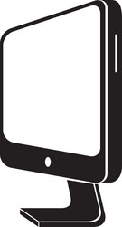 monitor pc computer device technology electronic vector image