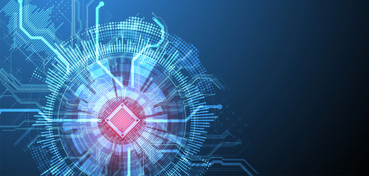 abstract background on technological vector image
