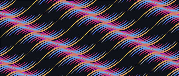 optic texture curved lines forming a pattern vector image