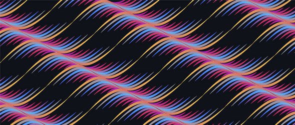 optic texture curved lines forming a pattern vector