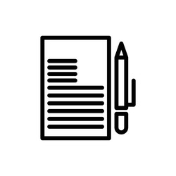 script icon for writing and programming interfaces vector image
