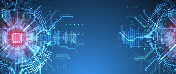 abstract background on technological vector image