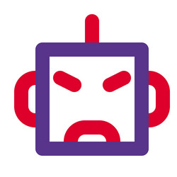 bot a smart virtual assistant for customer service vector image