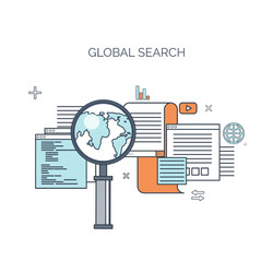 flat computing background vector image