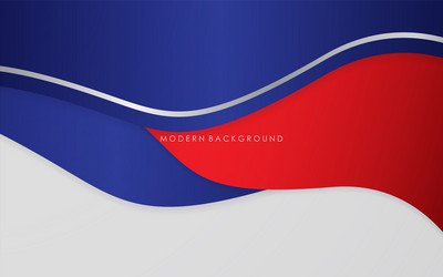 modern red with blue gradients abstract background vector image