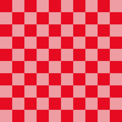 Red checkered board repeatable background pattern vector