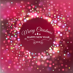 Sparkling New Year Background vector image