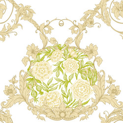 Elegant Roses Pattern Vector Image