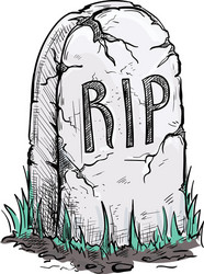 Rip gravestone illustration, RIP Grave, miscellaneous, graveyard png