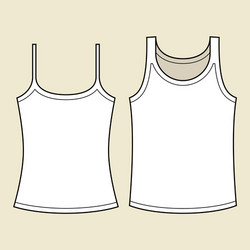 singlets template Vector Image