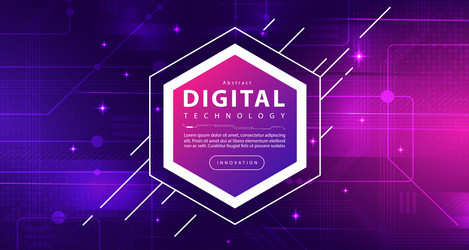 Abstract digital technology futuristic circuit ai vector