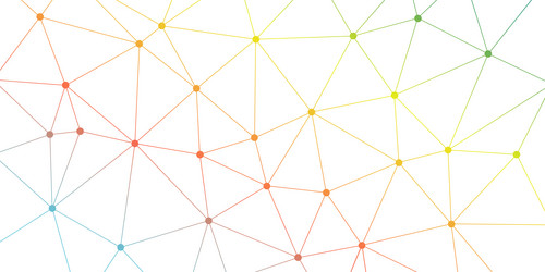 Abstract triangle background colorful bright vector