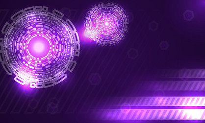 technology bright color abstract background vector image