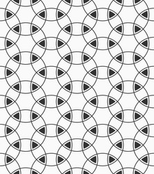 seamless pattern overlapping circles nad vector