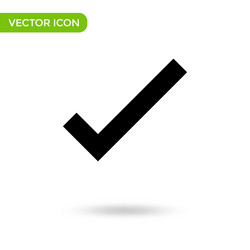 check icon minimal and creative isolated vector