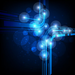 Neon Data Stream Background vector