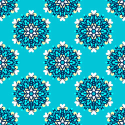 seamless background with abstract ethnic pattern vector image