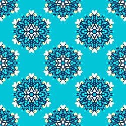 Seamless background with abstract ethnic pattern vector