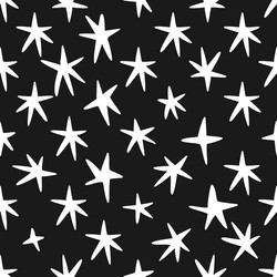 Simple minimalistic seamless pattern with hand vector