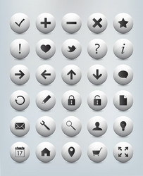 Website Icon Set - Internet & Web vector image