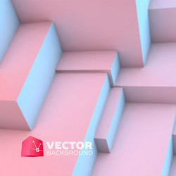 Abstract background with rose quartz and serenity vector